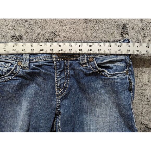 Silver Aiko Bootcut Women's Jeans Size W31/L31 Medium Wash - Picture 7 of 14